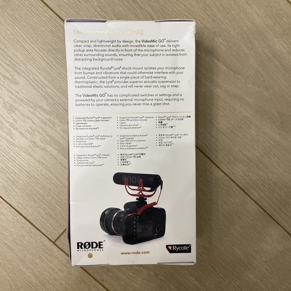 *Unopened* Rode Videomic Go - Picture 2 of 4